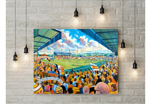 Wheldon Road Stadium Fine Art Canvas - Castleford Tigers Rugby League Wheldon Road Stadium Fine Art Canvas - Castleford Tigers Rugby League